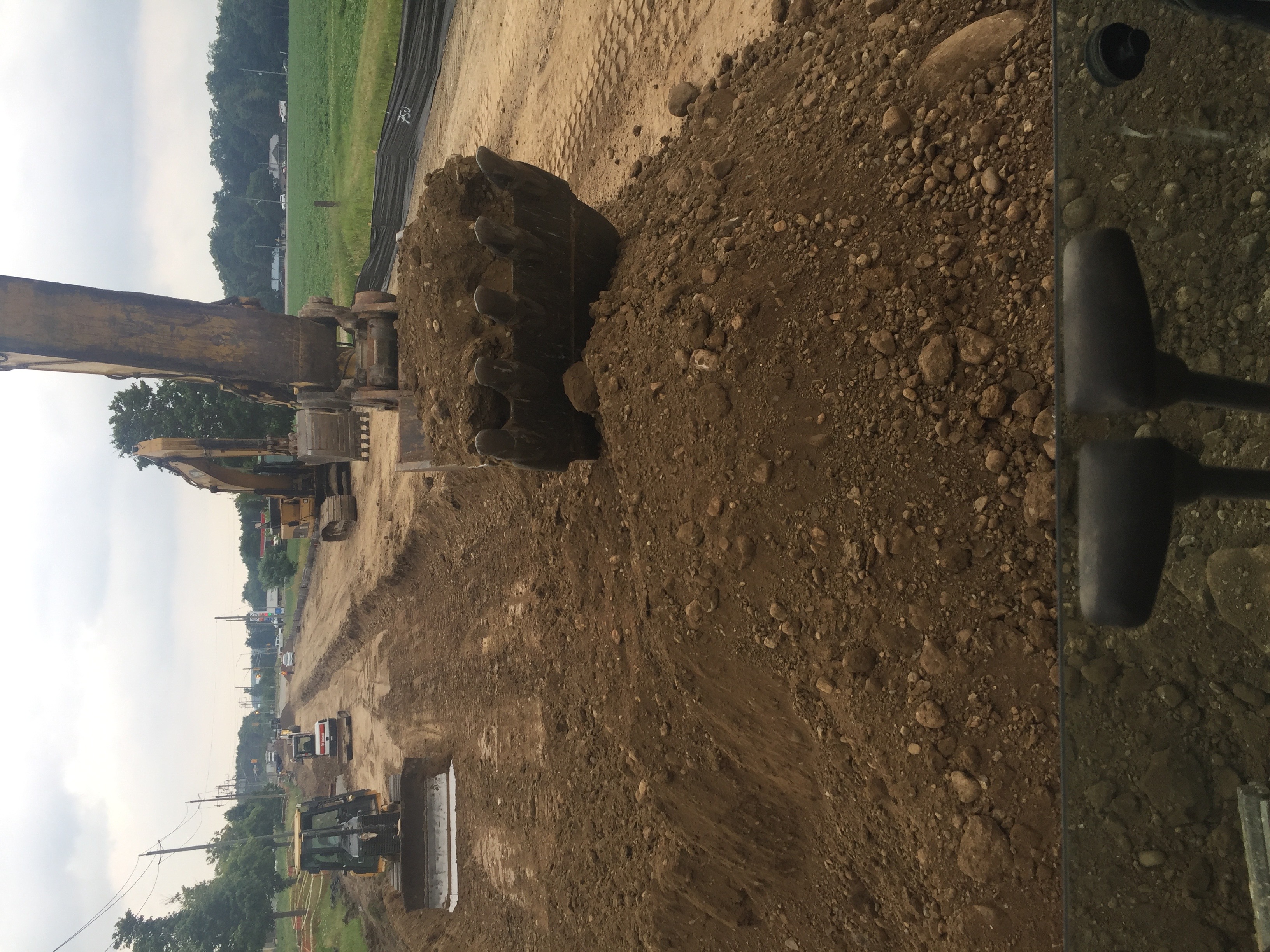 Civil excavation site